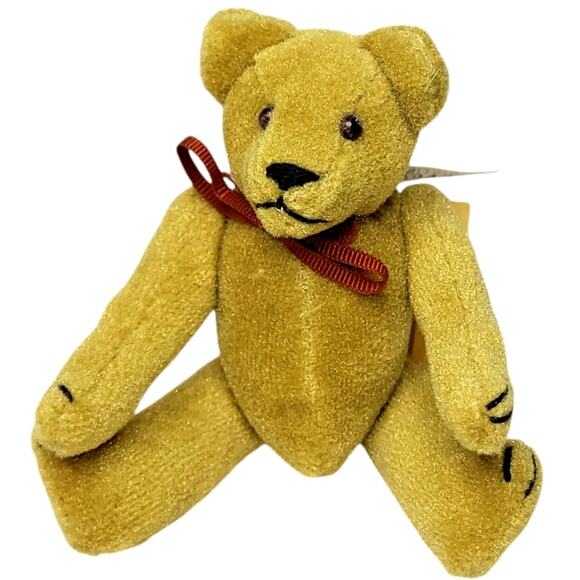 SIGNED 6" Vntg Victorian-styled Christina's Bear "Edward Theordore" Jan Hagara - Picture 1 of 10